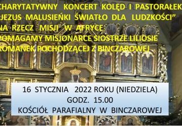 Charytatywny Koncert Kolęd i Pastorałek