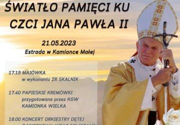 Światło pamięci ku czci Jana Pawła II