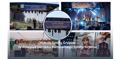 IV Przegląd Dorobku Kulturalnego Gminy Grybów połączony z obchodami 35-lecia Gminy Grybów