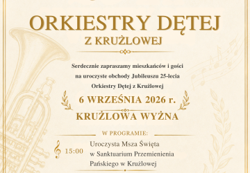 Jubileusz 25- lecia Młodzieżowej Orkiestry Dętej z Krużlowej