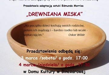 Sztuka pt: „Drewniana Miska”