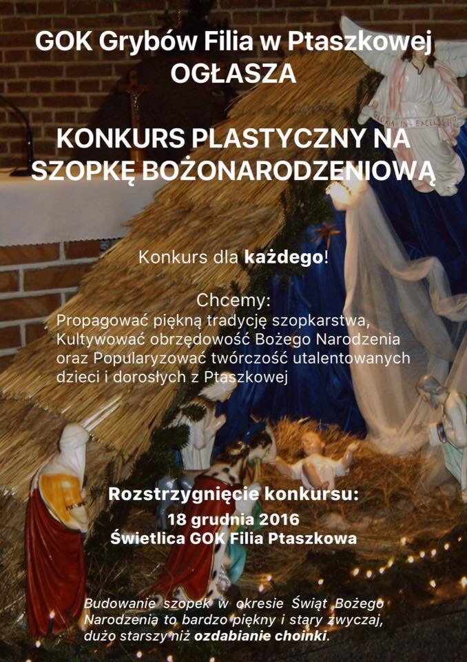 Konkurs szopek bożonarodzeniowych