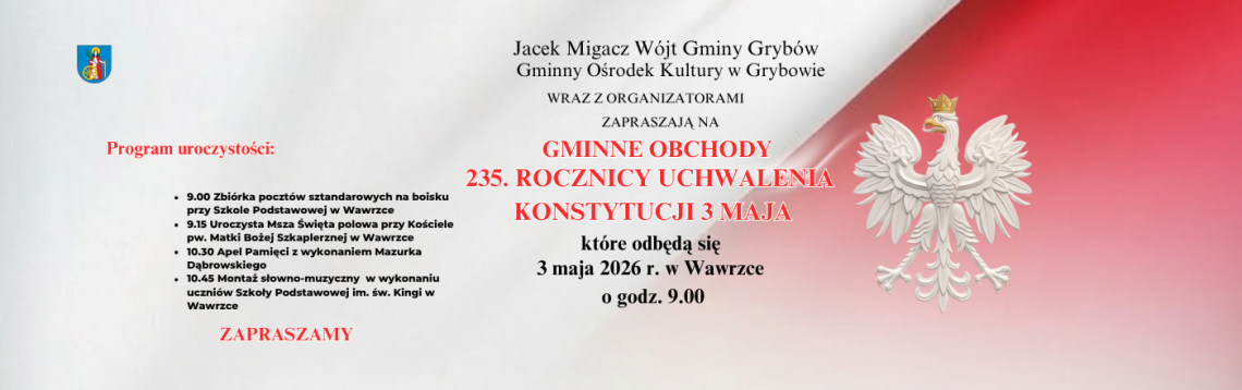 3 maja 2026 zaproszenie